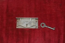 1Truhenschloss Möbelschloss   Antik Dornmaß 25 mm