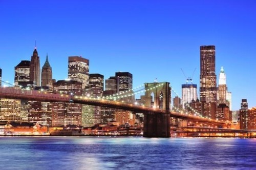 Wandbild brooklyn bridge - wandbild:, mit
