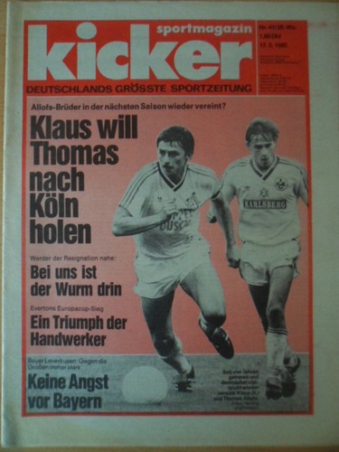 Kicker 1985 klaus - kicker,