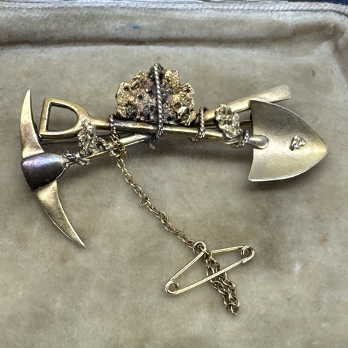 Antike brosche gold 21 - gold, &