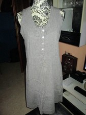 Designers Damen Leinen Kleid