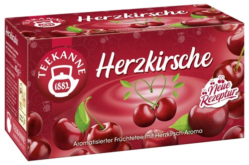 Teekanne herzkirsche - teekanne,