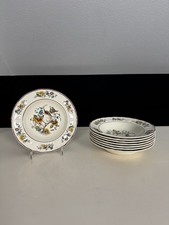 8 Suppenteller Pastateller Royal Tudor Exotic Bird Grindley of Stoke England