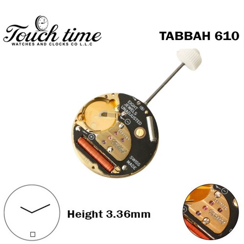 Tabbah 610 schweizer uhrwerk - tabbah,