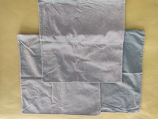 3 Stück IKEA Sanela Samt Kissen-Bezüge türkis Baumwolle 50x50 cm