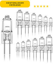 12x Halogen G4 12V 20W dimmbar