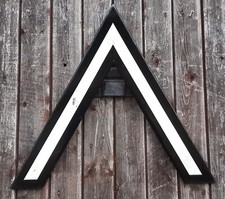 Deutsche Bundesbahn Emaileschild "Pflugschar heben, Pflugschar senken"