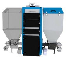 Pelletkessel Holzkessel MDP20  7-20 kW EKO-KWP mit Silo R  Pellets Kohle Holz