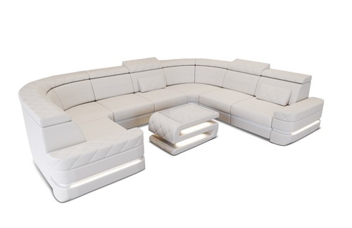 Sofa leder wohnlandschaft - sofa,