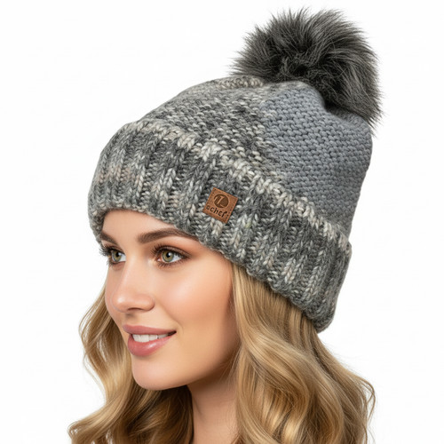 Winter strickmütze beanie mit - winter,