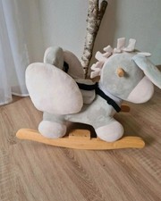 Schaukeltier Nattou Esel Baby Schaukelpferd Polyester 60x39x50 cm