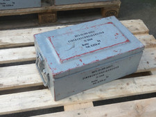 1 x Alukiste Transportkiste  52x29x21  Alubox Holzeinsatz Marine Bundeswehr MB2W