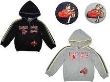 Cars McQueen Jacke Strickjacke Kapuze grau blau 98 104 110 116 128 NEU