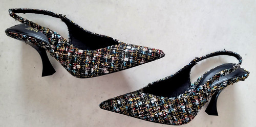 Slingpumps bouclé optik - slingpumps, in