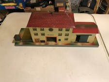 Märklin Landbahnhof Spur 0 Blechbahnhof aus den 30-40 er Jahren Antikspielzeug !