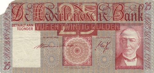 Niederlande banknote gulden - banknote, 25