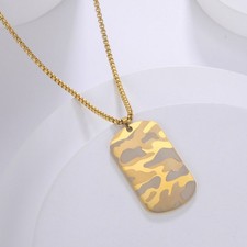 Herren Edelstahl Halskette