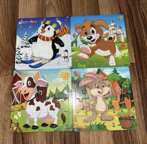 Holz setzpuzzle kinder 4er - kinder, set
