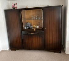 Mid-Century Vintage Schrank / Vitrine  60er –demontiert H/B/T  170 / 196 / 60