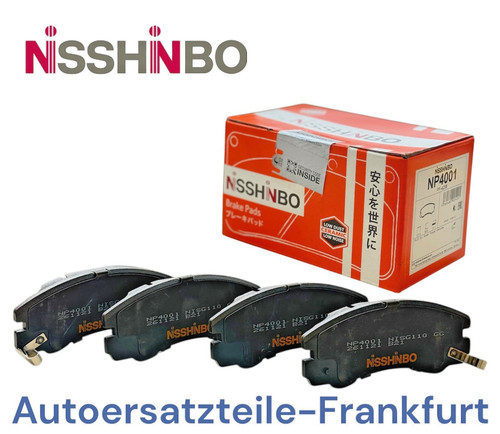 Nisshinbo beremsbeläge vorne - nisshinbo,