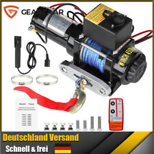 12V 2041kg Elektrische Seilwinde 4500lb Synthetisches Elektrowinde Motorwinde