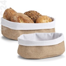 Brotkorb Obstkorb Jute-Leinen
