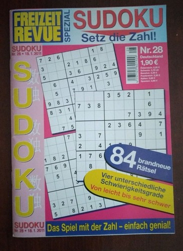 Sudoku rätselheft - sudoku,