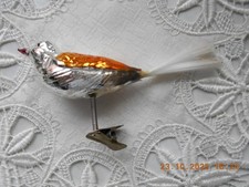 Lauscha Christbaumschmuck - antiker Vogel