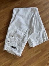 EDC by Esprit Play Hose Gr.38 Weiß Turn-Up Sommer 31/32