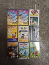 5x Disney, 2x Käpt'n Blaubär, Chip & Chap MC Kassette Kindergeschichten Hörspiel
