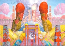 *** WOLFGANG HUTTER *** handsignierte Kunstpostkarte 06