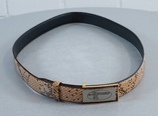edler Schlangenleder Gürtel