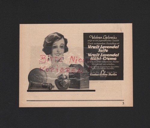 Berlin werbung 1926 gustav - berlin,, 1926,