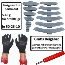 5-60g Schlaggewichte 25 50