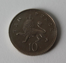 TEN PENCE Münze Löwe 2005
