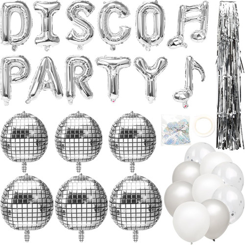 Discokugel deko luftballon - discokugel,
