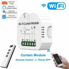 Neu Funk Jalousie Vorhang Schalter Rolladenschalter mit RF Fernbedienung 433mhz