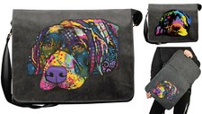 Labrador Tasche Umhängetasche Schultertasche Freizeittasche Hund Motiv Neon 