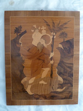 Holz intarsien bild - holz,