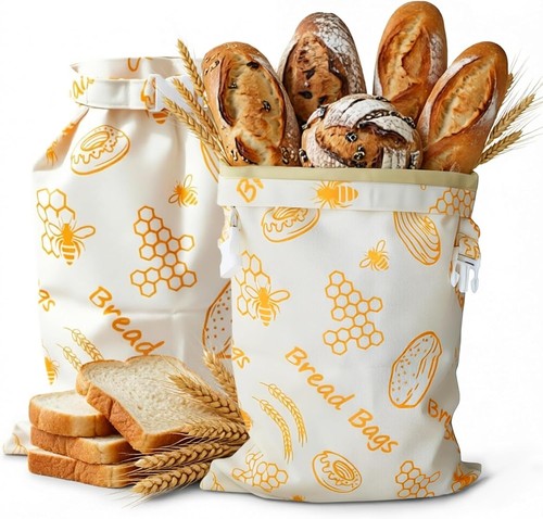Bienenwachs brotbeutel 2 - brotbeutel,,