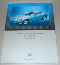 Werkstatthandbuch Mercedes SLK-Klasse R171 SLK 200 350 55 AMG Einführungsschrift