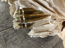 1 v. 6 OVP Antike 10 Messing Läuferstangen Teppichstangen Treppenläuferstangen