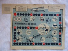 Würfelspiel Werbegabe von Blendax  Zahnpasta aus 50iger Jahren