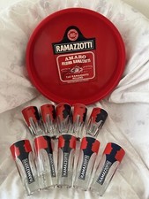 Ramazzotti Tablett  10 Gläser