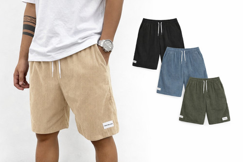 Herren cord shorts jogginghose - shorts,