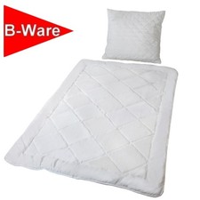 B-WARE * Mikrofaser Bettenset mit Bettdecke 140 x 200 cm und Kissen 80 x 80 cm