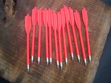 6,5" Armbrustbolzen  Bolzen Pfeile für Armbrust  12 stück Orange