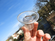 +ANTIK+ Waldglas Tintenfass /