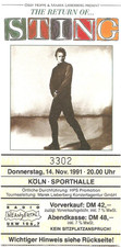 Sting   In Concert 1991 Köln