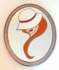 Buntglas Kunst Spiegel 15 Zoll